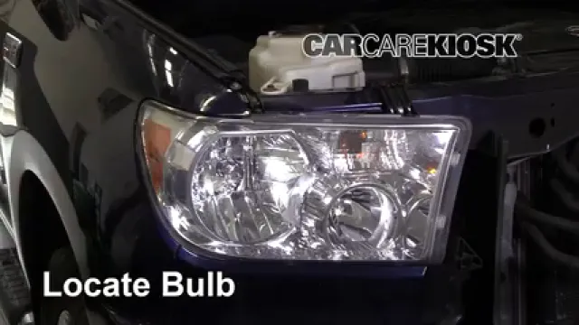 2012 Toyota Tundra Limited 5.7L V8 Crew Cab Pickup Luces Luz de carretera (reemplazar foco) 